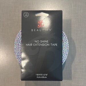 No Shine Hair Extension Tape - clear